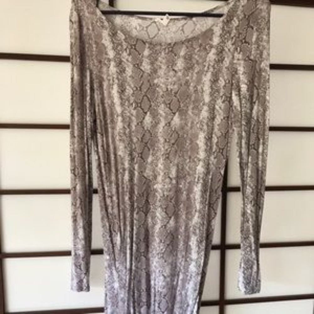 Joie Python Snake Print Dress - image 2